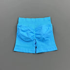 HISTELLO Gym Shorts 4.5" Women Fitness Sports Biker Shorts Low Waist Running Pants Workout Scrunch Butt Yoga Seamless Leggings - Matrix-studios.com