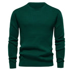 New Men's Crew Neck Sweatshirts Solid Color Large Sweatwear Spring Outdoor Jogging Tops - Matrix Studios