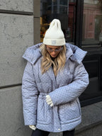 Cotton Ski Women's Winter Jumpsuit Sets Zipper Loose Jacket Straight Pants Suits Skiwear Snow Commute Street Outdoors Romper - Matrix Studios