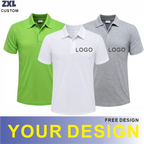 Summer Casual Breathable Polo Shirts Company Logo Custom Print Embroidery Personalized Design Men And Women Short-Sleeved Tops - Matrix-studios.com