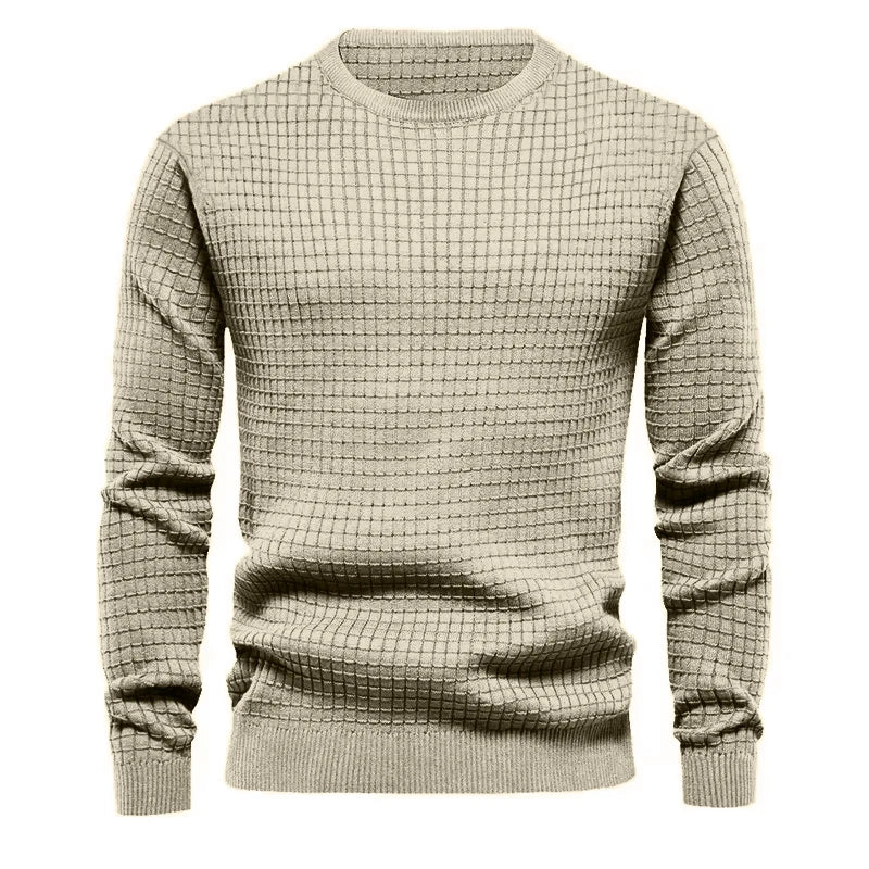 New Men's Crew Neck Sweatshirts Solid Color Large Sweatwear Spring Outdoor Jogging Tops - Matrix Studios
