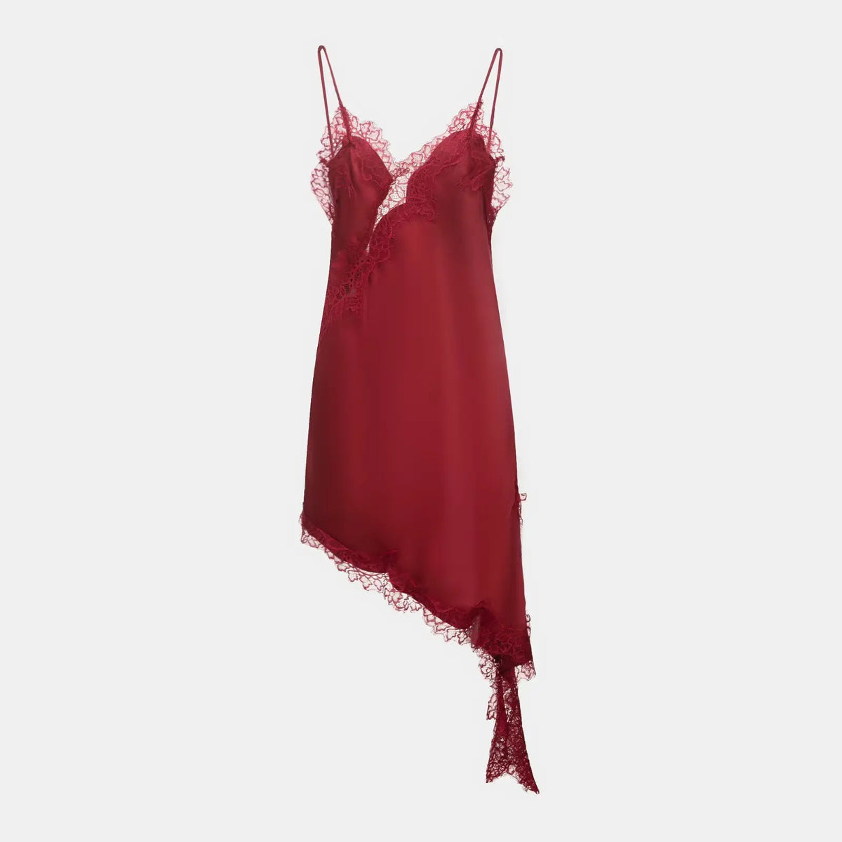 Satin Sexy Lace Spliced Short Sling Dress Women Sleeveless Backless Asymmetric Sexy Party Dresses 2026 Summer Lady Dress ﻿ - Matrix-studios.com