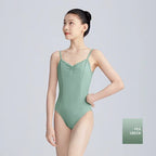 Girls Women Ballet Leotards Spaghetti Strap Camisole Dance Leotard Low Back Gymnastic Dance Bodysuit with Lining Ballet Bodysuit - Matrix-studios.com