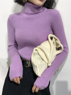 Turtleneck Sweater Womens 2026 Autumn Winter Tops Korean Slim Women Pullover Jumper Knitted Sweater Pull Femme Hiver Truien - Matrix-studios.com