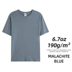 6.7oz 190gsm Combed Cotton Tees Tshirts Mens Solid Tops Woman Male Custom Team Uniform Class Clothes Summer Brand Customization - Matrix Studios