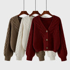 Autumn Winter Fashion Cardigan Sweater Women Knitted Coats Female Solid Long Sleeve Casual Knit Jacket Cardigans Tops Knitwear - Matrix Studios