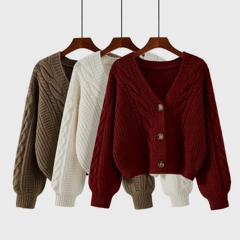 Autumn Winter Fashion Cardigan Sweater Women Knitted Coats Female Solid Long Sleeve Casual Knit Jacket Cardigans Tops Knitwear - Matrix Studios