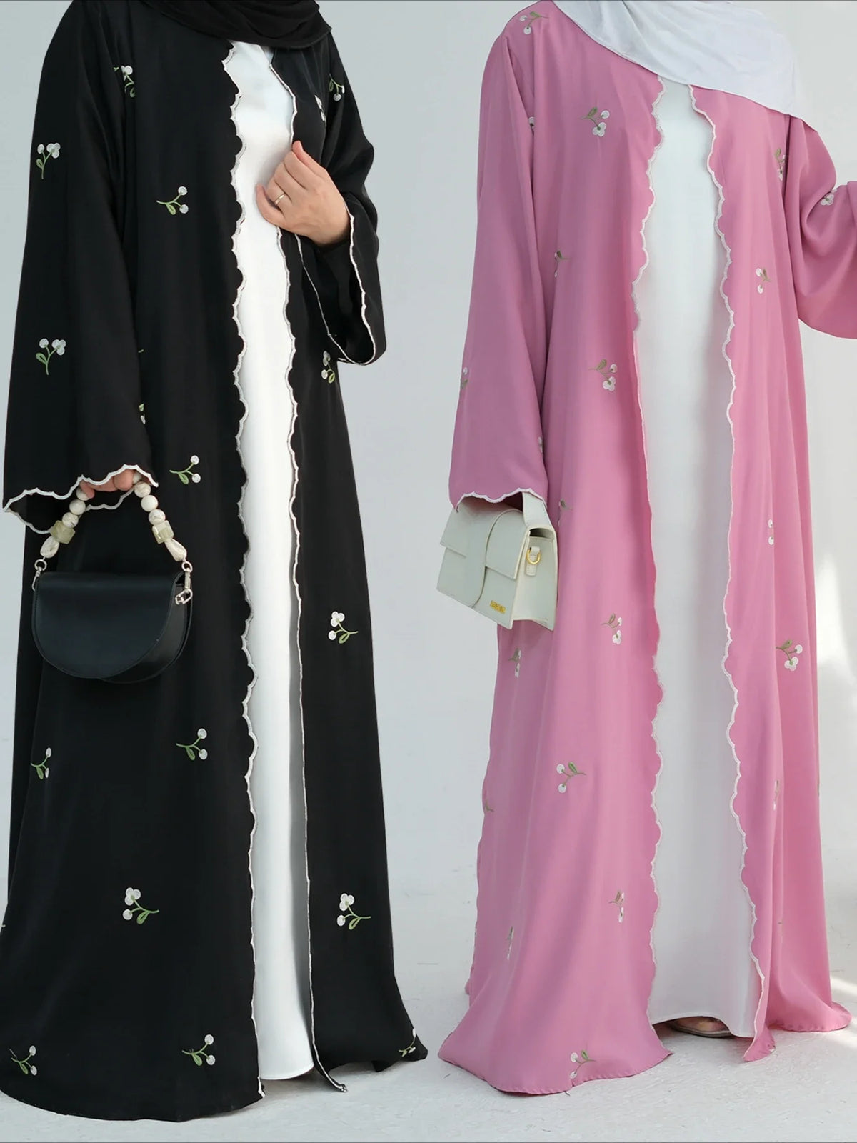 Eid Muslim Abaya for Women Embroidery Cardigan Dresses Abayas Ramadan Morocco Dubai Jalabiya Kaftan Vestidos Arab Long Robe 2025 - Matrix-studios.com