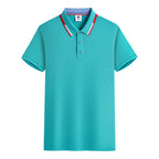 Summer Casual Short-sleeved Polo Shirt POLO Shirt Personal Company Customization Embroidery Printing Personalized Design Top - Matrix-studios.com