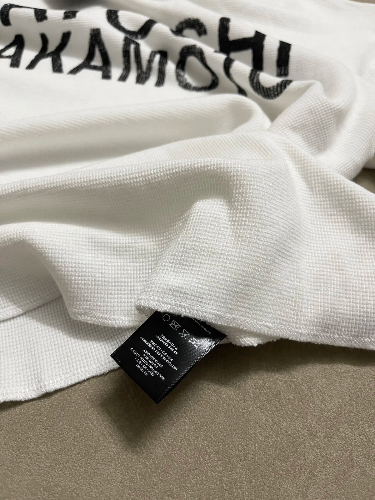 White Waffle Long Sleeve Satoshi Nakamoto T Shirt Men Women High Quality Tee Tops T-Shirt - Matrix-studios.com