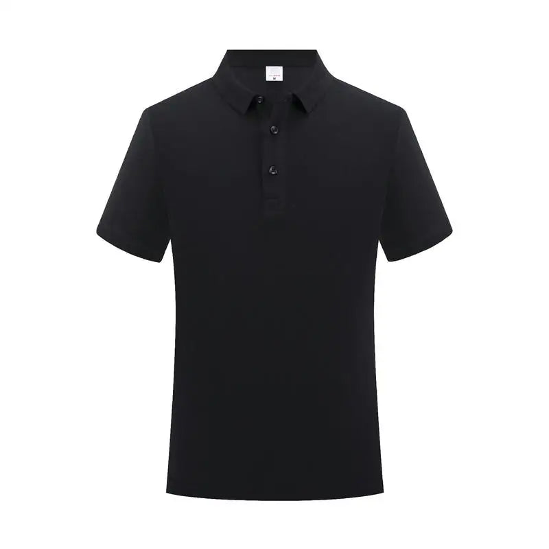 100% Cotton Classic Uniform Work Men And Women Golf Polo Shirts Custom Print Design Brand Text Tops Button Down Lapel Shirt - Matrix-studios.com