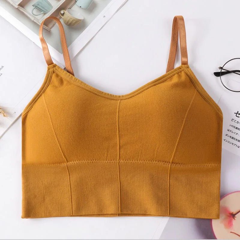 Backless Sportswear Woman Gym Sports Bra Seamless Womens Underwear Adjustable Shoulder Strap Inner Padded Yoga Vest Bralette - Matrix Studios
