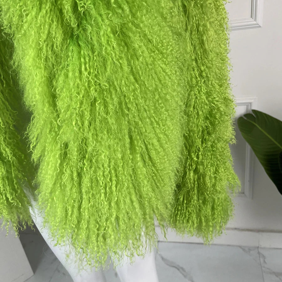 Womens Lamb Fur Coat Tibetan Sheep Fur Coats Long Winter Mongolia Sheepskin Fur Real Fur Coat Luxury Best Selling - Matrix Studios