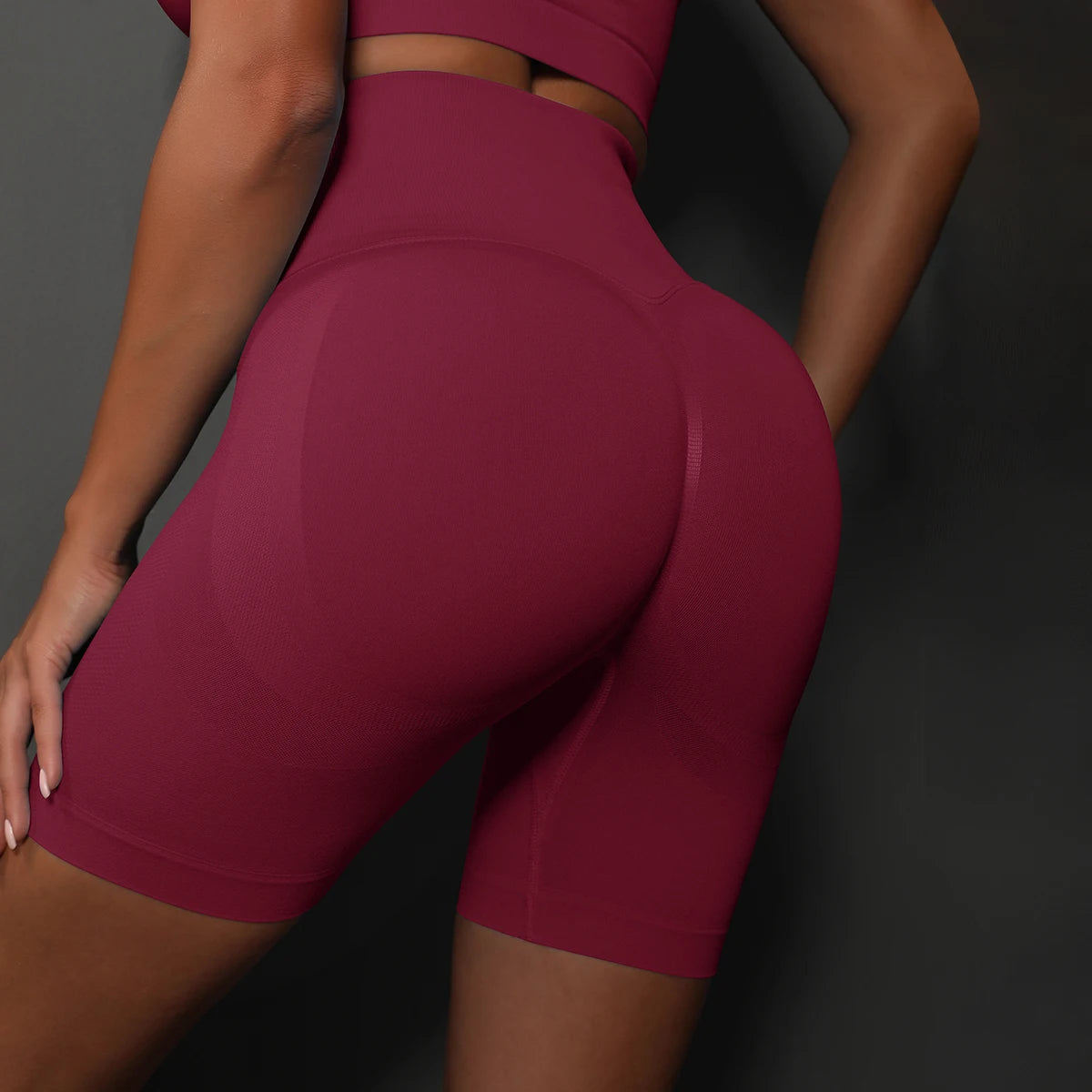 Yoga Shorts Women Sports Shorts Seamless Gym Workout Shorts High Waist Push Up Fitness Sports Shorts Cycling Shorts - Matrix Studios