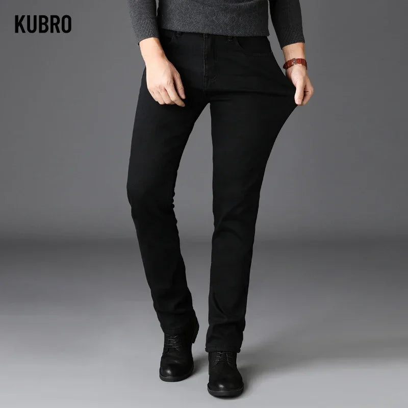 Men Classic Advanced Fashion Brand Jeans Jean Homme Man Soft Stretch Black Biker Masculino Denim Trousers Mens Pants Overalls - Matrix Studios