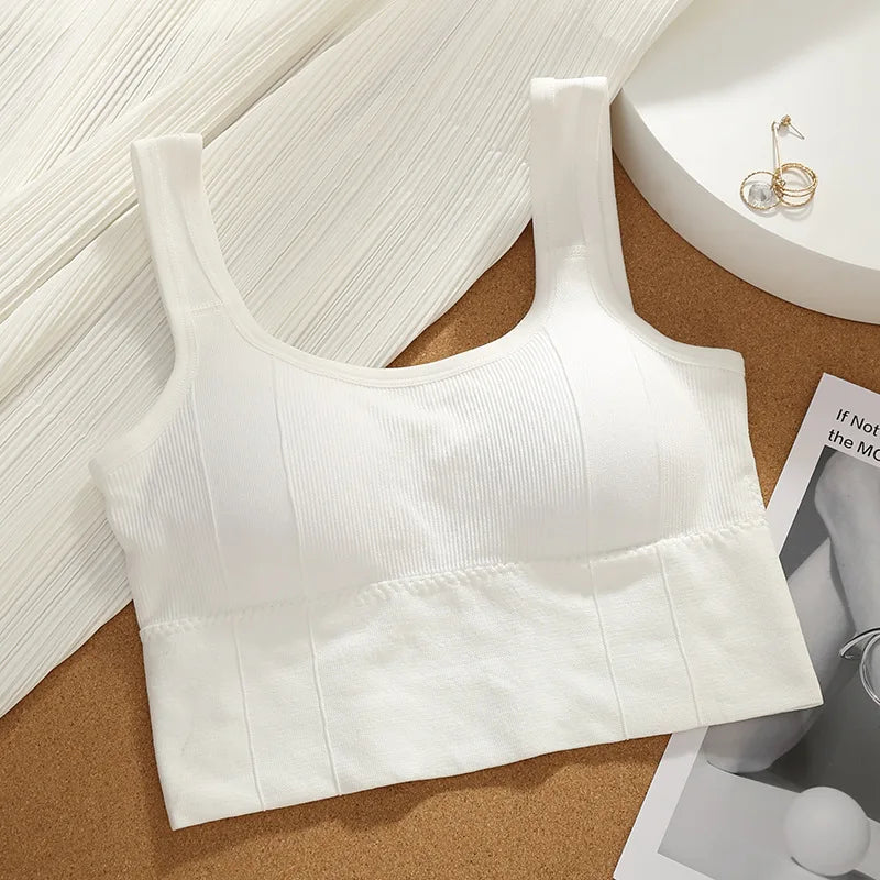 Breathable Sports Bra Anti-Sweat Fitness Top Women Seamless Yoga Bra Shockproof Crop Top Push Up Sport Bra Gym Workout Top - Matrix Studios