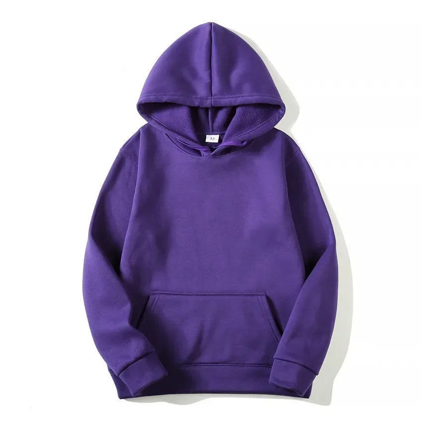 New Fashion Men's Women's Hoodies Spring Autumn Winter Casual Hoodies Sweatshirts Men Tops Solid Color Hoodie Sweatshirt Male - Matrix Studios