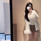 Heavy Diamond V-neck Sexy Slim Fit Knitted Vest+ Autumn Winter Long Sleeve Cardigan Coat Women 2026 New Two Piece Sets - Matrix Studios