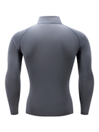 Men's Outdoor Sports Long Sleeve T-shirt Leisure Speed Dry Cycling Fitness Long Sleeve Breathable Elastic Sports Clothing Tops - Matrix Studios