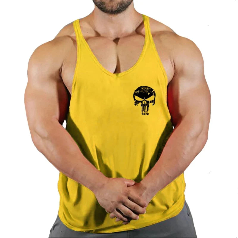 Top Gyms Men's Clothes Tank Vest Gym Shirt Undershirt Man Sportswear Bodybuilding Workout Vests Muscle Clothing Brand Fitness - Matrix Studios
