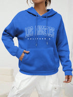 Los Angeles Art Letter Design Women Hoodies American Style Casual Hoody Autumn Hip Hop Female Hoodie Casual Fleece Clothing - Matrix Studios