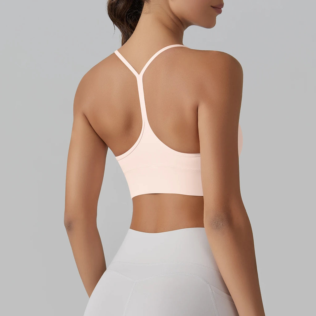 Women Sport Bra Fitness Top Yoga Bra Underwear Sexy Y-back Running Yoga Gym Crop Top Women Push Up Sports Bra - Matrix Studios