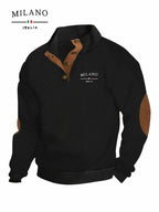 Henry Hoodie An Italian Milan Pattern Is a Warm Soft and Skin-Friendly Men's Autumn and Winter Pullover - Matrix Studios
