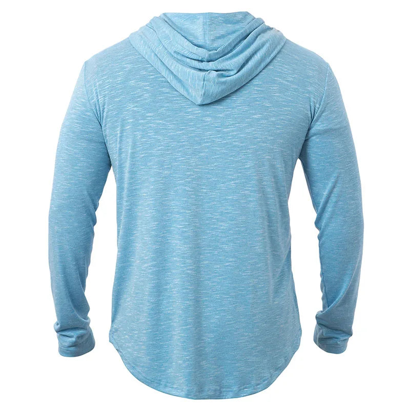 Men's Lightweight Athletic Hoodies Long Sleeve Workout Sport Hooded Shirt Casual Gym Running Jogger Shirt Pullover Sweatshirt - Matrix Studios
