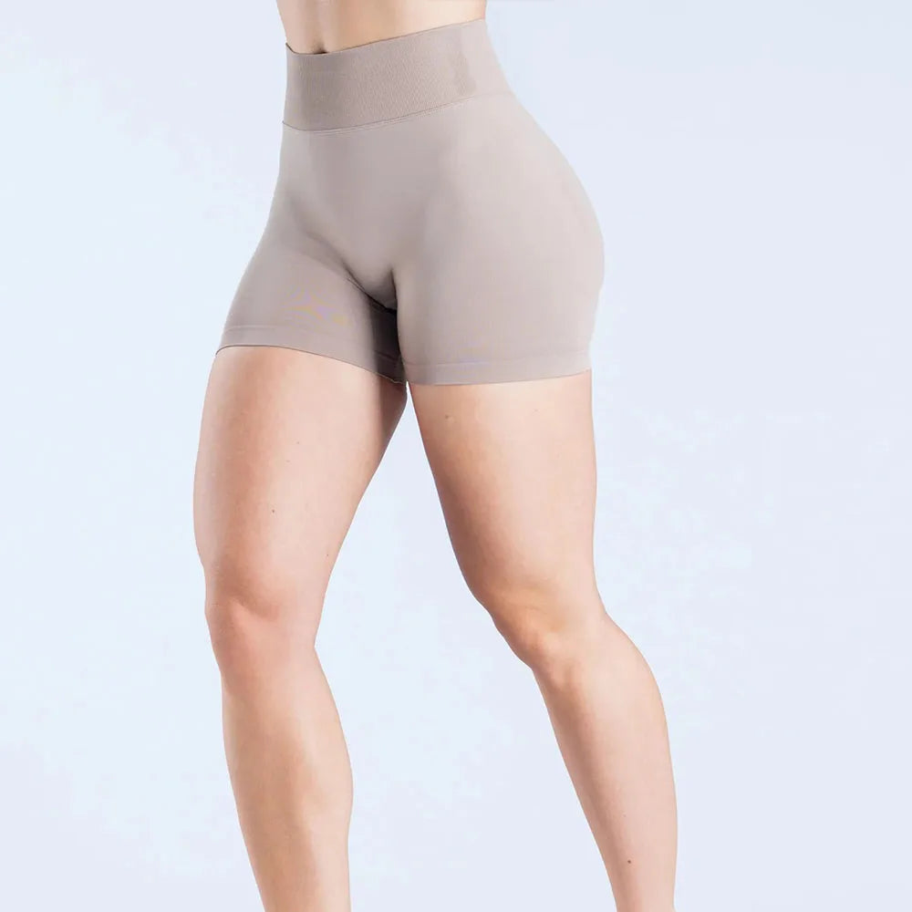 DYF Impact Seamless Sports Shorts Women Booty Yoga Shorts Quick Drying Fitness Tights Solid Workout Scrunch Customizable Lable - Matrix Studios
