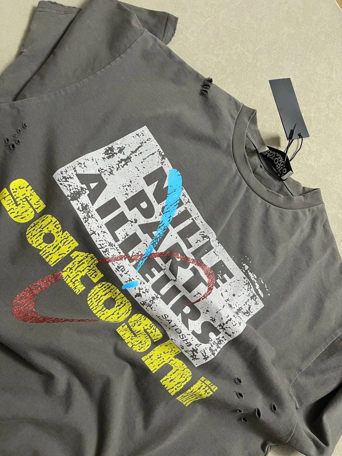 Hole Satoshi Nakamoto Vintage Everywhere Nowhere T Shirt Men Women Best Quality Tee Tops T-Shirt - Matrix-studios.com