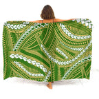 Tax Free Retro Tribal Ethnic Polynesian Women Seaside Sexy Style Sarong Soft And Comfortable Fabric Samoan Pattern Print Design - Matrix Studios