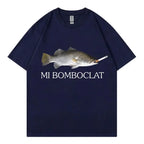 Funny Bomboclat Fish Meme T-shirt High Street Fashion Trend Y2k Short Sleeve T-shirts Women Harajuku Vintage Style T Shirts - Matrix-studios.com