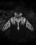 2025New American Style Men's Hooded Sweatshirt Trendy Brand Dark Style Sports Fitness High Street Autumn Winter Men's Sweatshirt - Matrix Studios