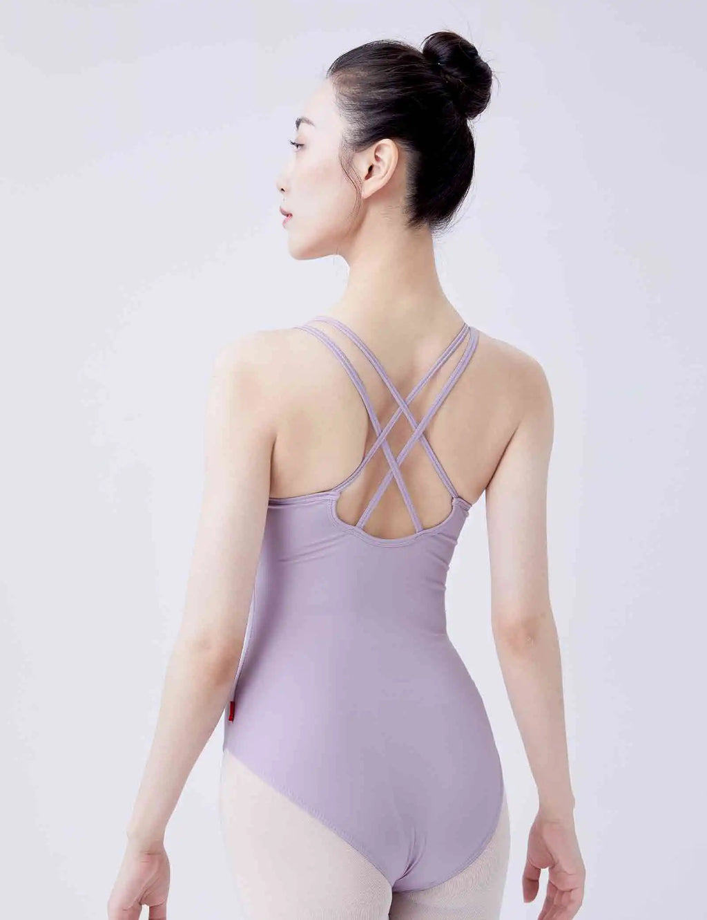 Women Double Camisole Ballet Leotards Black Gymnastic Bodysuit High Elastic Dance Clothing Comfort Ballerina Outfits Cross Back - Matrix-studios.com