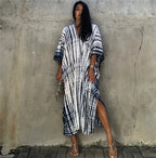 Plus Size Women Beachwear Long Beach Coverups Kaftan Casual Caftan Dress Swimwear cover ups - Matrix Studios