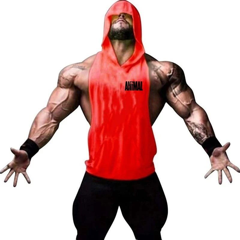 Men's Vest Sleeveless Sweatshirt Gym Top Men Man Sleeveless Shirt Bodybuilding Fitness Clothing T-shirt Singlets Singlet Clothes - Matrix Studios