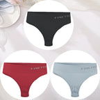 3PCS/Set Women's Panties Sexy Underwear FINETOO Large Size Thong Women Seamless Panties High Waist Girls Thongs M-2XL - Matrix Studios
