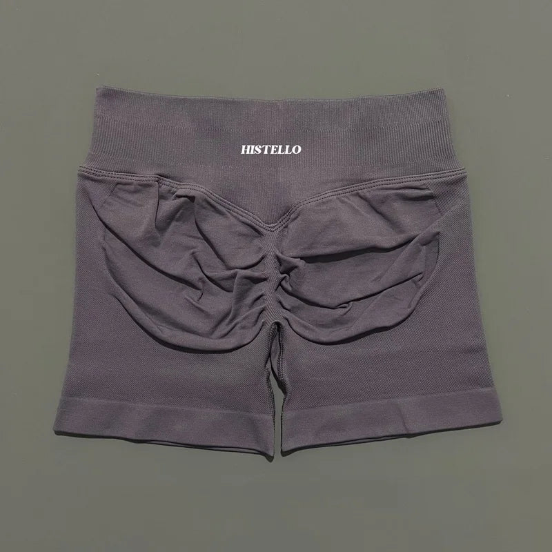 HISTELLO Impact Shorts Df Substitute High Waist Women Yoga Workout Shorts Seamless Leggings Stretch Fitness Gym Running Shorts - Matrix Studios