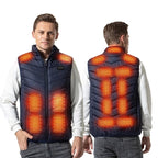 New 17 Heated Vest Jacket Fashion Men Women Coat Clothes Intelligent  Electric Heating Thermal Warm Clothes Winter Heated Hunt - Matrix Studios