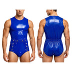 Men Women Waterproof Glossy Bodysuit Leak-proof Washable Diaper Cover Elderly Bedridden Special Needs Adaptive Jumpsuit Swimwear - Matrix Studios