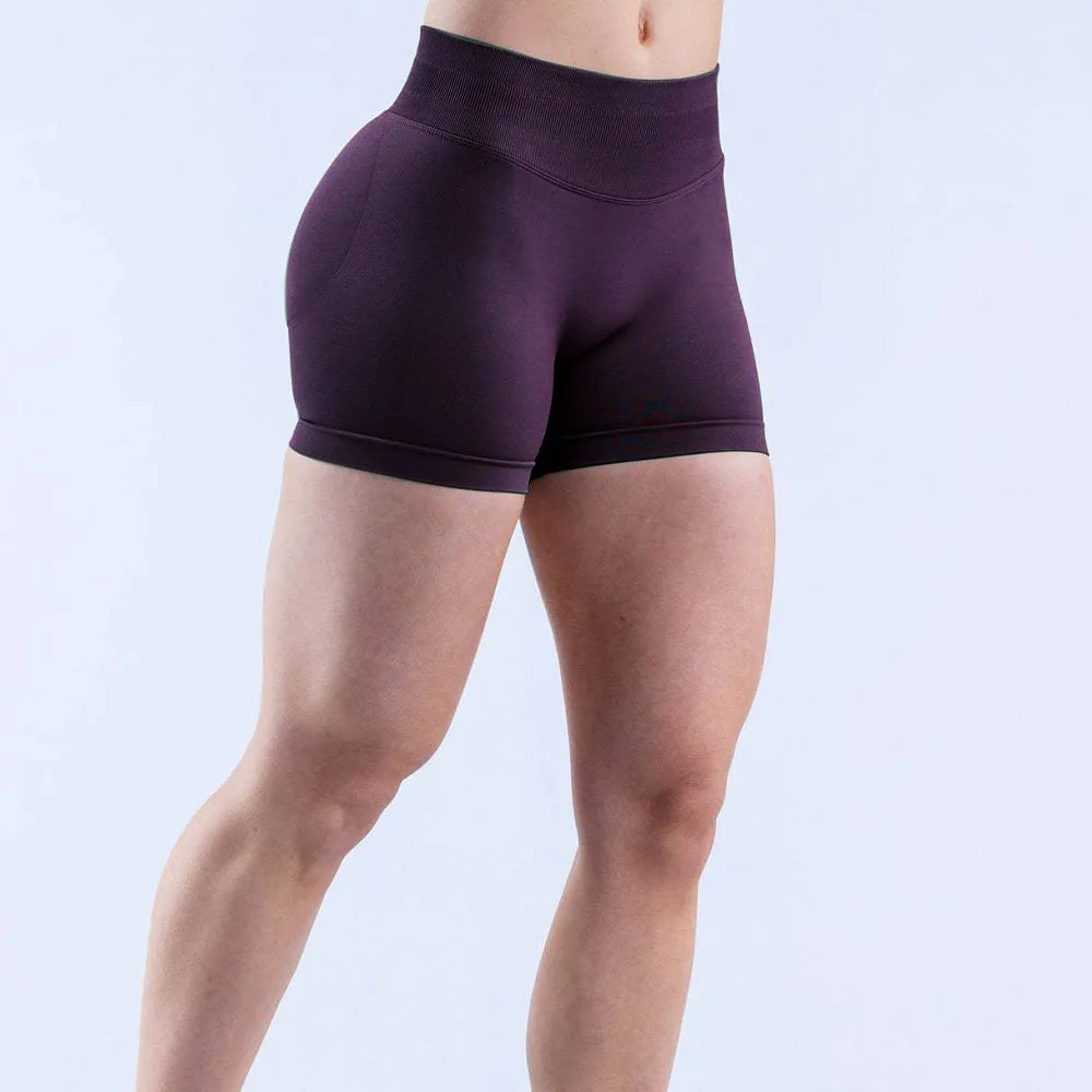 DYF Impact Seamless Sports Shorts Women Booty Yoga Shorts Quick Drying Fitness Tights Solid Workout Scrunch Customizable Lable - Matrix Studios
