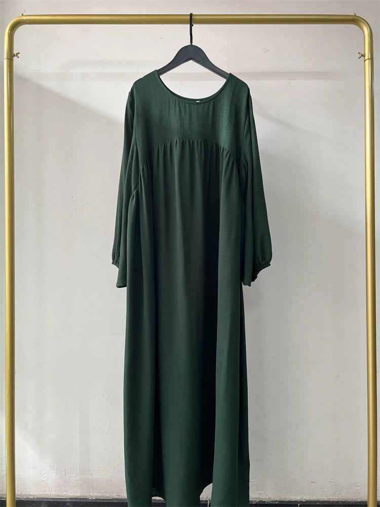 Eid Plain Modest Khimar Abaya Dubai 2024 Muslim Islam Arabic Palestine Abayas For Women Kaftan Dress Caftan Robe Femme Musulmane - Matrix-studios.com