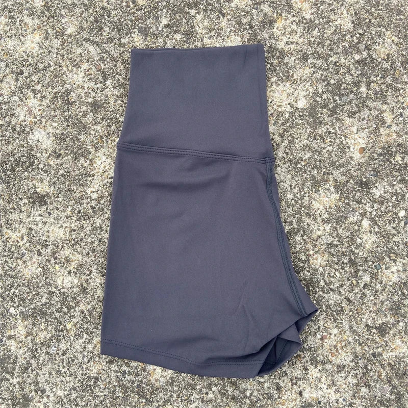 Sexy Solid Color Women Fitness Sport Short High Waist Athletic Yoga Short Leg Cycling Comprehensive Training Jogging Squat Proof - Matrix Studios