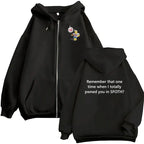 Funny Blame John Meme Zipper Hoodie Shedletsky Forsaken Fashion Autumn/Winter Sweatshirt Men Women Casual Oversized Coats Hoody - Matrix Studios