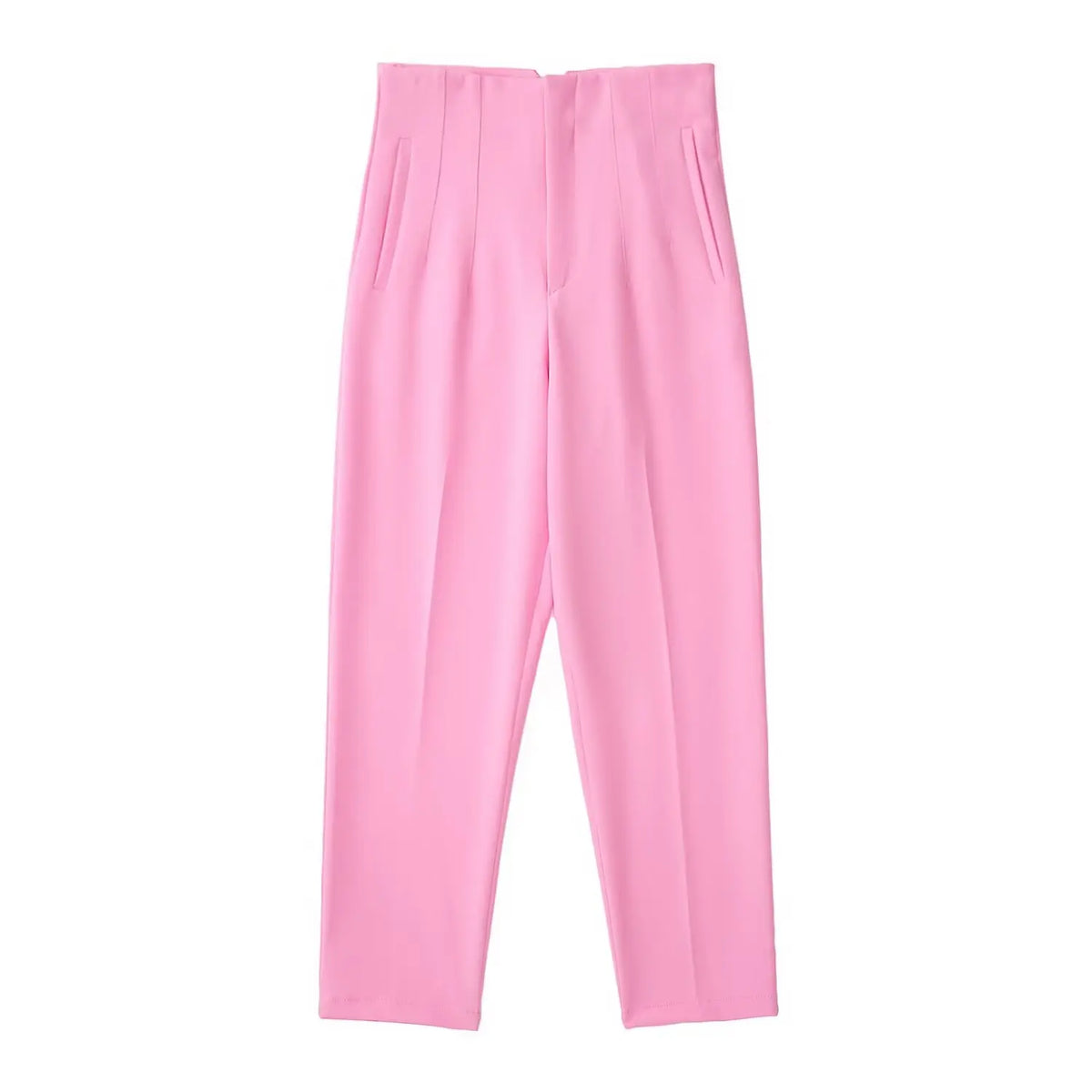 Koekop Office outfits Pencil Trousers Black Pink White Ladies Pants Fashion Office Wear High waist Pants for Women Formal Pants - Matrix-studios.com