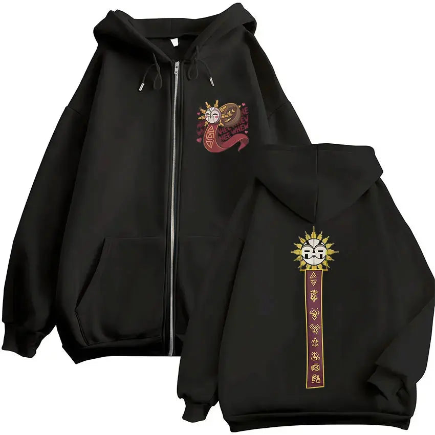 Game Esquie Clair Obscur Expedition 33 Jacket Hoody Unisex Vintage Oversized Zip Up Sweatshirt High Quality Fleece Zipper Hoodie - Matrix Studios
