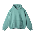 ZODF New Thick 350gsm Fleece Hooded Hoodies For Men Unisex Winter Oversized Loose Basic Solid Sweatshirts Pullovers Coats HY0631 - Matrix Studios