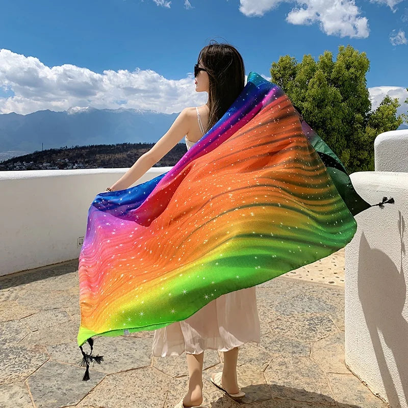 28 Styles 90x180cm Travel Beach Sunscreen Scarve Bikini Large Shawl Sarong Wrap Scarf Women Brazilian Swimsuit Bathing Cover-ups - Matrix Studios