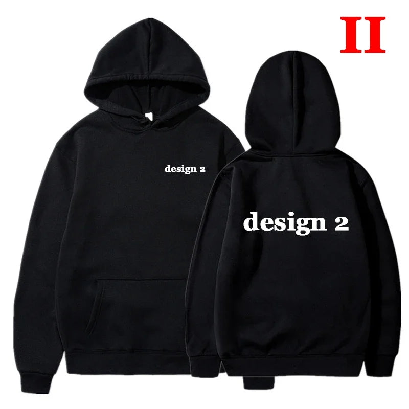 Men Hoodies Loose Casual Clothing Women Fashion Long Sleeve Hooded Pullover Personality Design Streetwear Sweatshirts - Matrix Studios