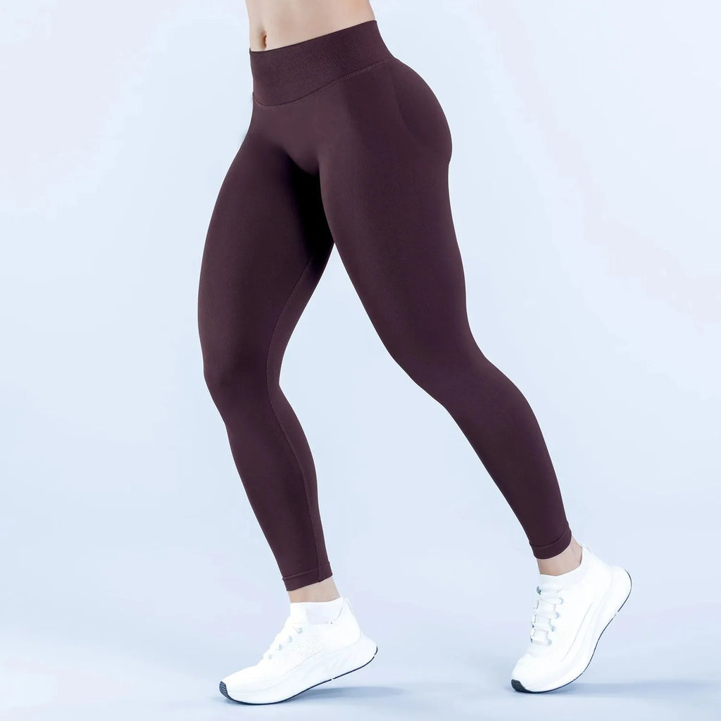DFDK Women's Gym Tight Pants Seamless Yoga Pants Hip Lifting Workout Leggings Fitness Running Compression Sports Tights - Matrix-studios.com